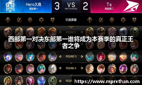 西部第一对决东部第一谁将成为本赛季的真正王者之争